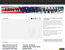 Tablet Screenshot of elliswashingtonreport.com